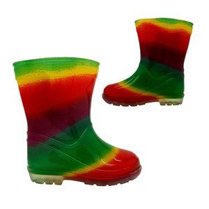 Rain Boots Aussie Gumboot Splash Rainbow 4-2